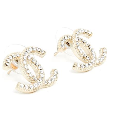 boucle d'oreille logo chanel|Boucles d'oreilles Collection N°5 .